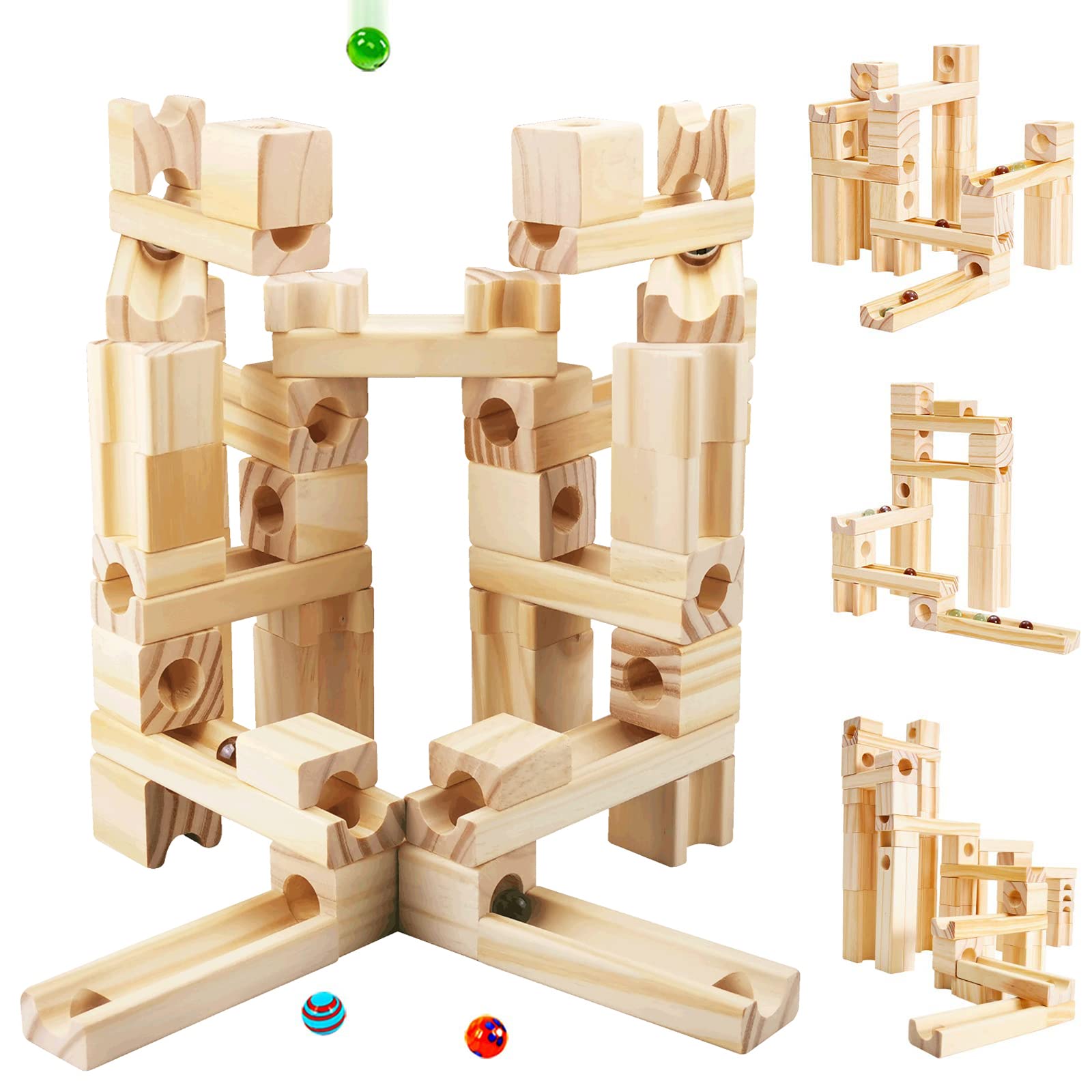 Best wooden outlet marble run