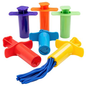 FRIMOONY Dough Tools for Kids, Various Plastic Molds, Assorted Colors, 45 Pieces