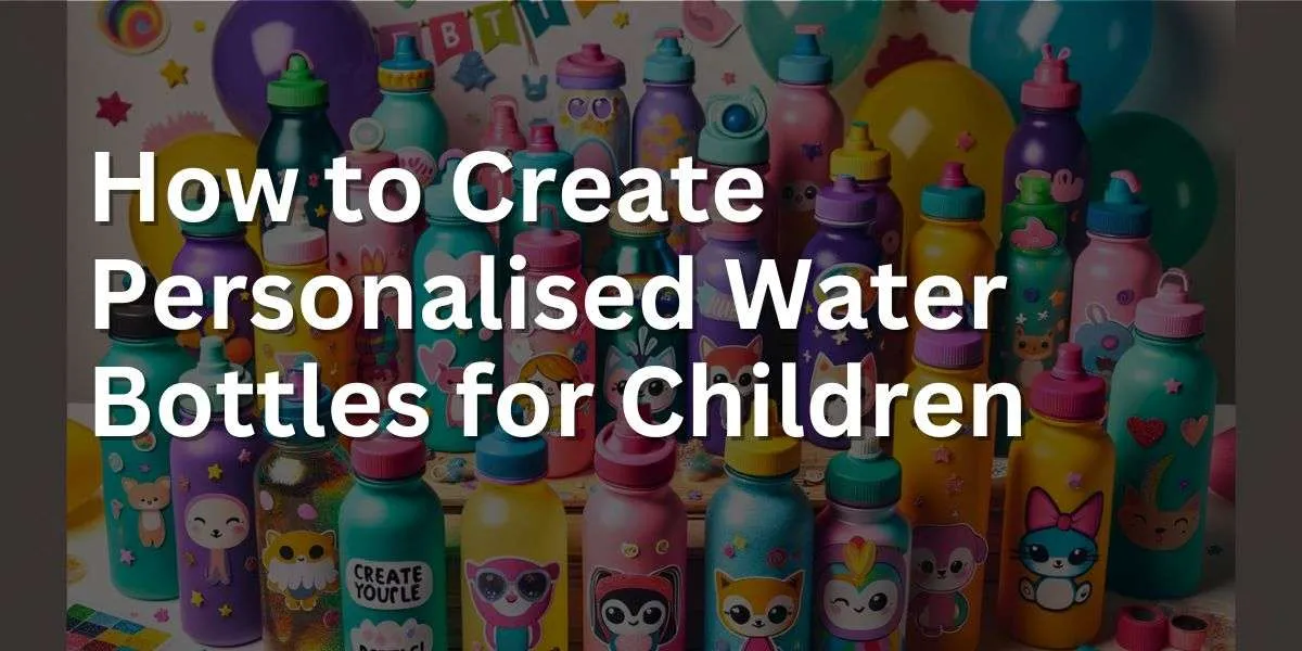 How To Create Personalised Water Bottles For Children - Baba Me