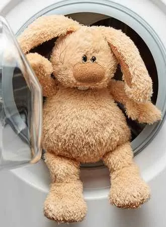 stuffed animals in the dryer