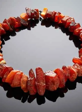 History of Amber Teething Necklace