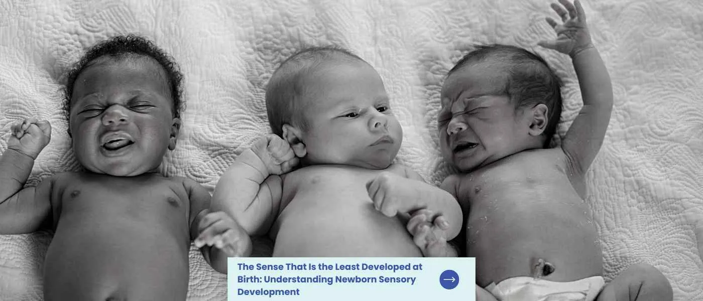 The Sense That Is the Least Developed at Birth