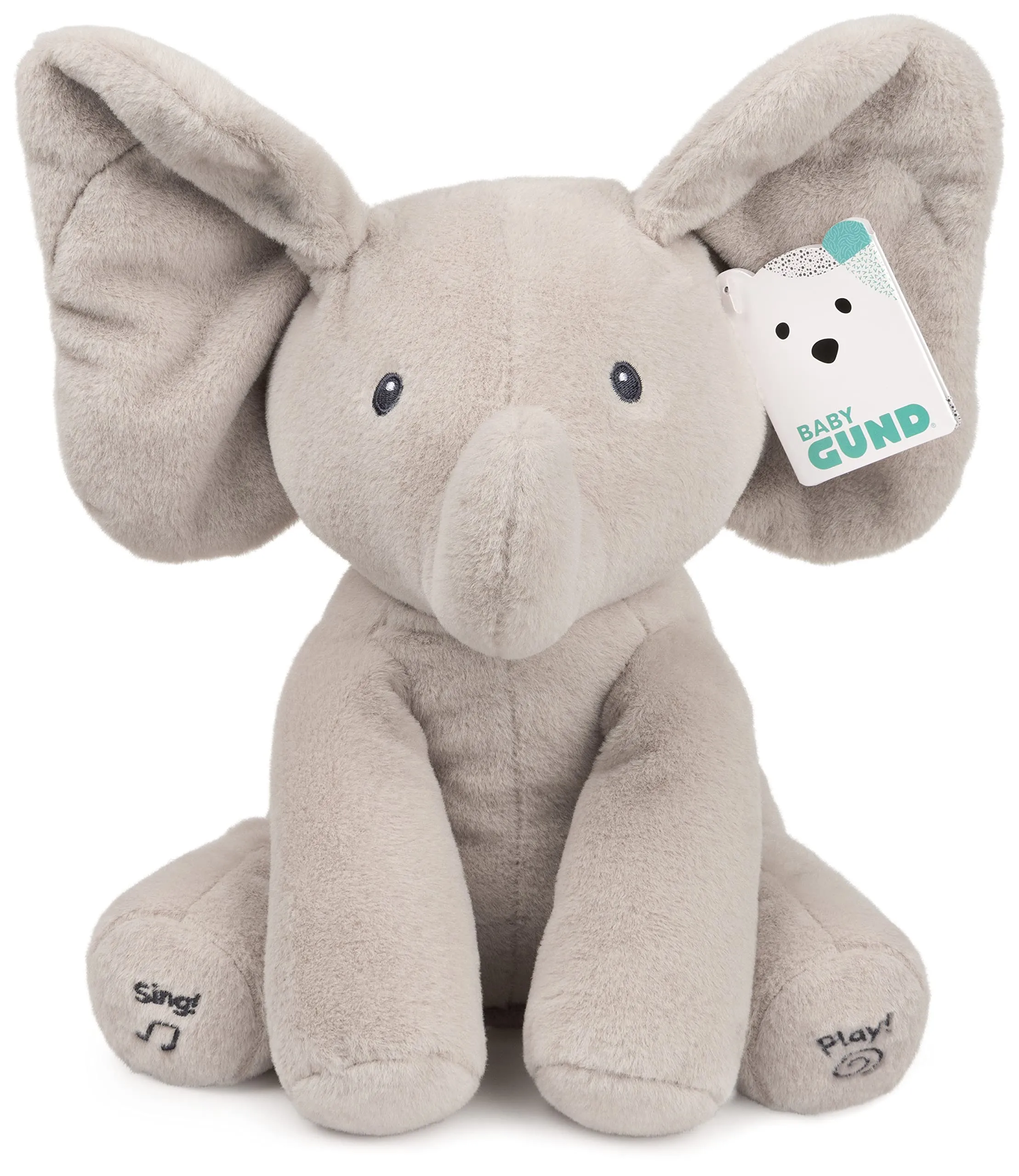 GUND Baby Official Animated Flappy The Elephant Stuffed Animal Baby Toy Plush