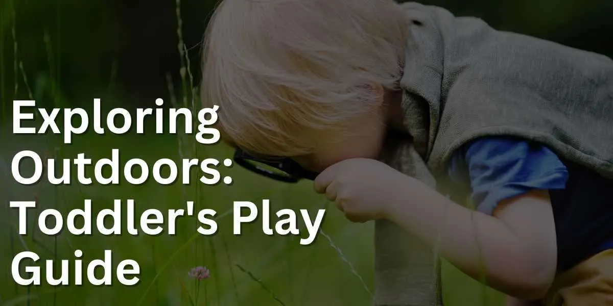 Exploring Outdoors: Toddler's Play Guide