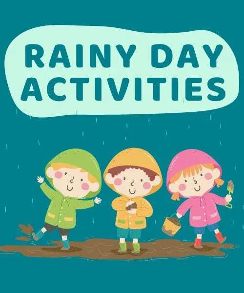 Rainy day Activities for toddlers
