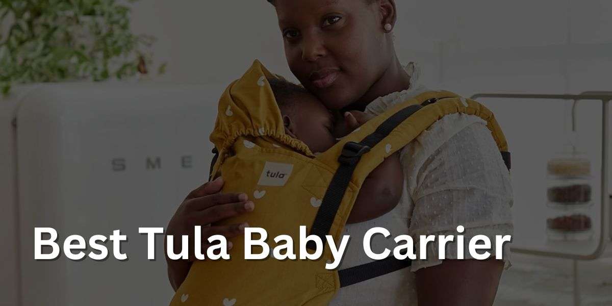 baby being carried in a tula baby carrier