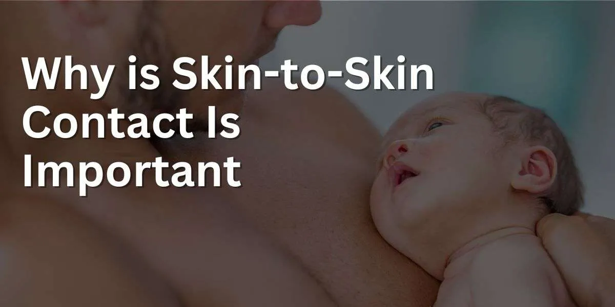 baby lying skin to skin on dads chest