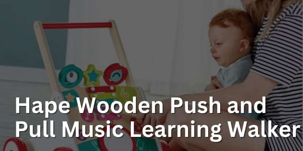 Hape Wooden Push and Pull Music Learning Walker
